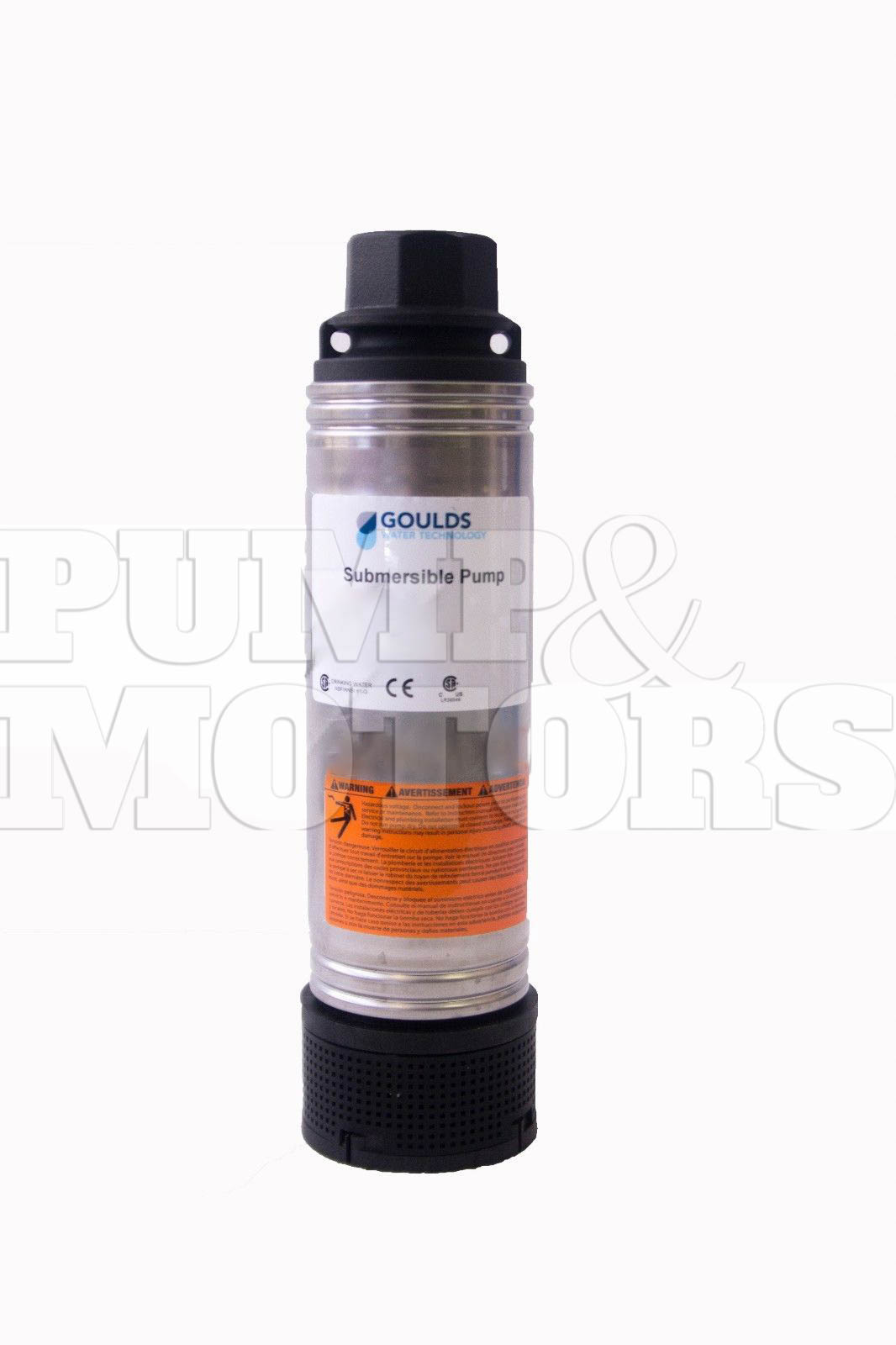 Goulds 10HS07 4" Submersible Water Well Pump End Only 10GPM